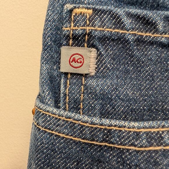 AG Adriano Goldschmied Angeline Mid Rise Flare Jeans Medium Wash - Size 26 - Picture 6 of 10